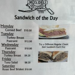 Mo's sandwich off the day!