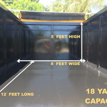 JunkRush - JunkRush trucks have a spacious 18-cubic-yard container--measuring 12 feet long, 8 feet wide, and 5 feet tall - Junk Removal & Hauling Near Me