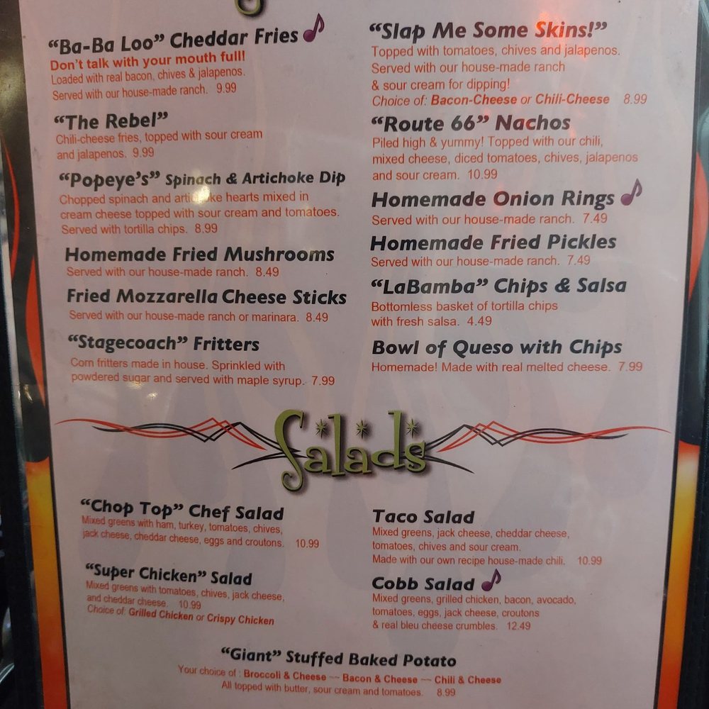 Yesterday's 50's Diner - Menu - American Near Me - Bridgeport, Texas Yesterday's 50's Diner - Menu - American Near Me - Bridgeport, Texas