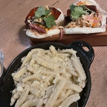 Lechon - Kids pasta and Pork Belly Baocitos - Tapas Bars Near Me - Portland, Oregon