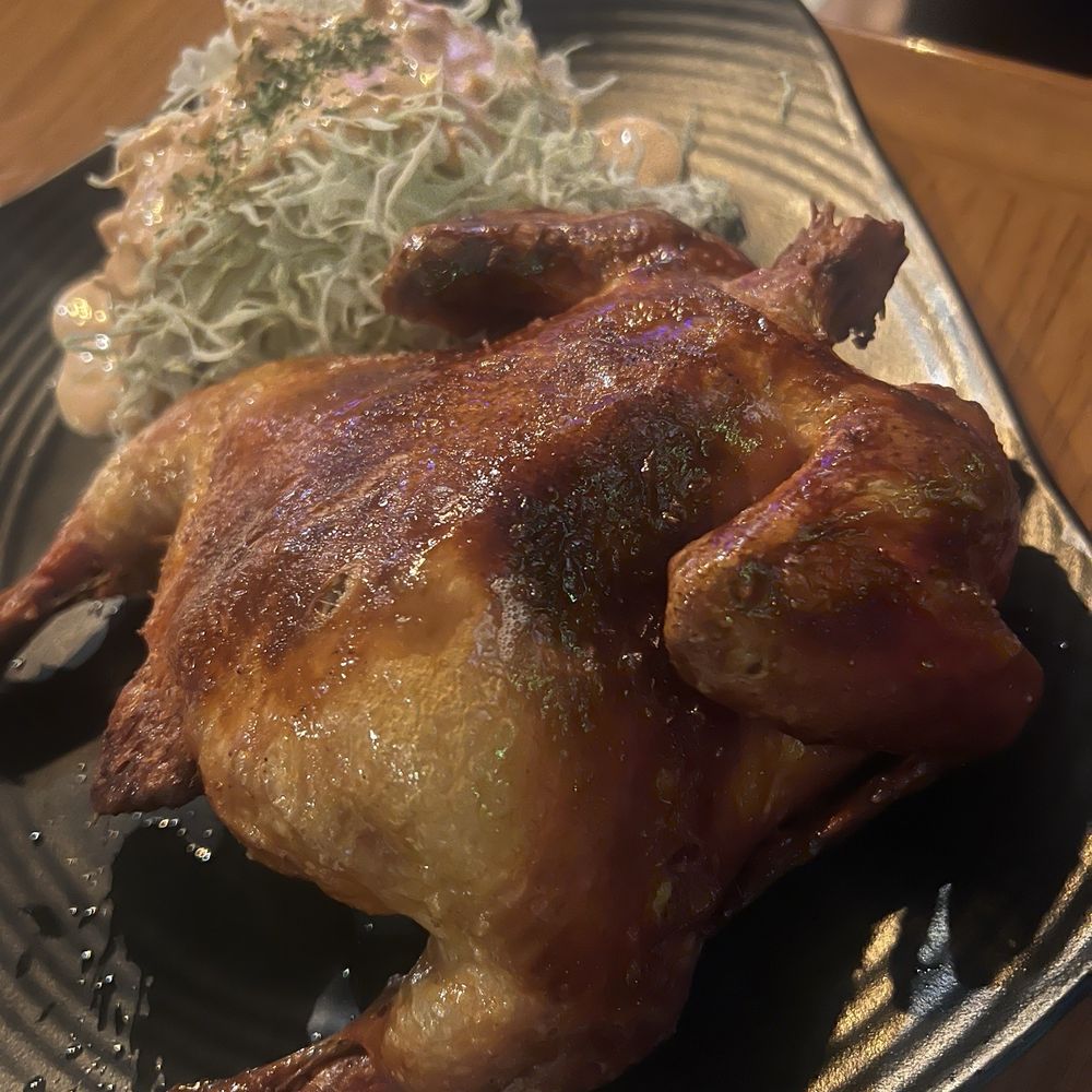 Fried whole chicken