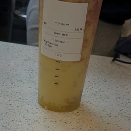 Mango sago smoothie Mango sago smoothie