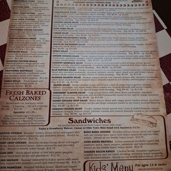Olde Town Pizzeria - Menu - Pizza Near Me - Brandon, Florida