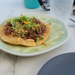 Tuna Tostada