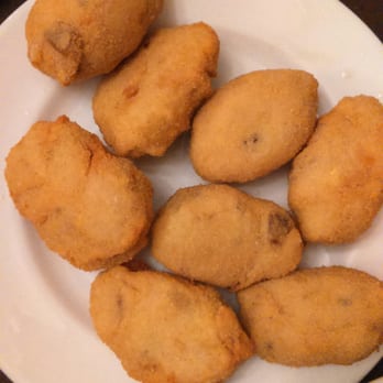 Conchi - Croquetas de boletus, riquísimas - Rascafria, M