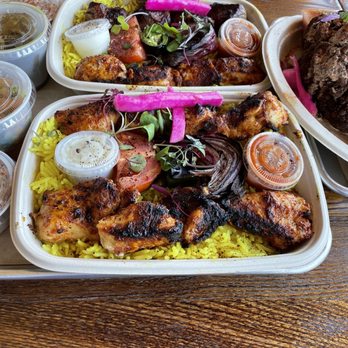 Mazra - Chicken plate - Mediterranean Near Me - San Bruno, California