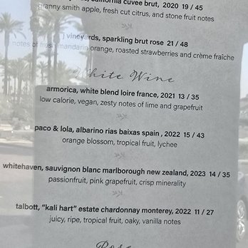 The Blushing Peony - Menu - Wine Bars Near Me - Indian Wells, California The Blushing Peony - Menu - Wine Bars Near Me - Indian Wells, California