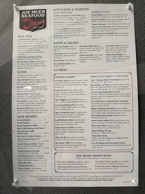 Menu photo 6 Joe Muer Seafood Detroit, MI Menu photo 6 Joe Muer Seafood Detroit, MI