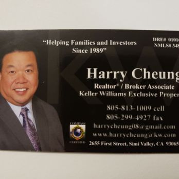 Harry Cheung - Keller Williams Exclusive Properties - Real Estate Agents Near Me - Simi Valley, California Harry Cheung - Keller Williams Exclusive Properties - Real Estate Agents Near Me - Simi Valley, California