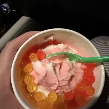 Aloha Yogurt - Pomegranate tart swirled - Ice Cream & Frozen Yogurt Near Me - Tempe, Arizona