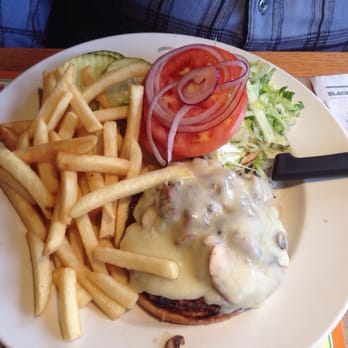 Honey-Jam Cafe - Mushroom Swiss burger - Breakfast & Brunch Near Me - Naperville, Illinois