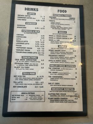 Menu photo 2 Peoples Town Coffee Bar Atlanta, GA