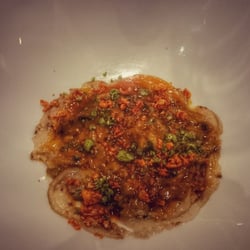 Montia - Pisto de verduras con manitas de cerdo (un poco picante lo justo) exquisito