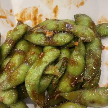 Waraii Sushi - Spicy garlic edamame. Yum! - Japanese Near Me - Oceanside, California Waraii Sushi - Spicy garlic edamame. Yum! - Japanese Near Me - Oceanside, California