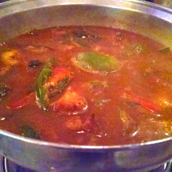 Jitlada - 108. Jungle Curry Crispy Pork ($19.95): 3 stars (Saturday dinner 2015-01-17). This was WAY too spicy for all of us! - Thai Near Me - Los Angeles, California