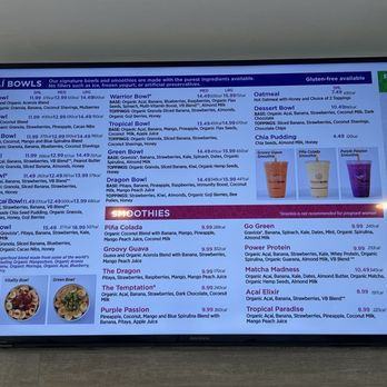 Vitality Bowls - Menu - Juice Bars & Smoothies Near Me - Berea, Ohio Vitality Bowls - Menu - Juice Bars & Smoothies Near Me - Berea, Ohio