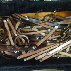 Low Creek Leather - Leather wrist bands.