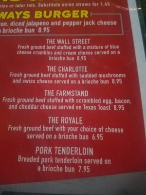 Menu photo 2 Sideways Bar&Grill Topeka, KS