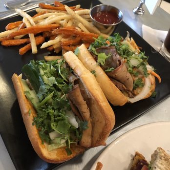 Wild Pear - Banh mi with fries. - Cafes Near Me - Salem, Oregon Wild Pear - Banh mi with fries. - Cafes Near Me - Salem, Oregon