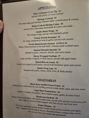 Menu photo 3 Ottos on the River Augusta, ME Menu photo 3 Ottos on the River Augusta, ME