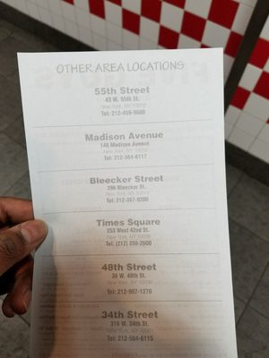 Menu photo 1 Five Guys New York, NY