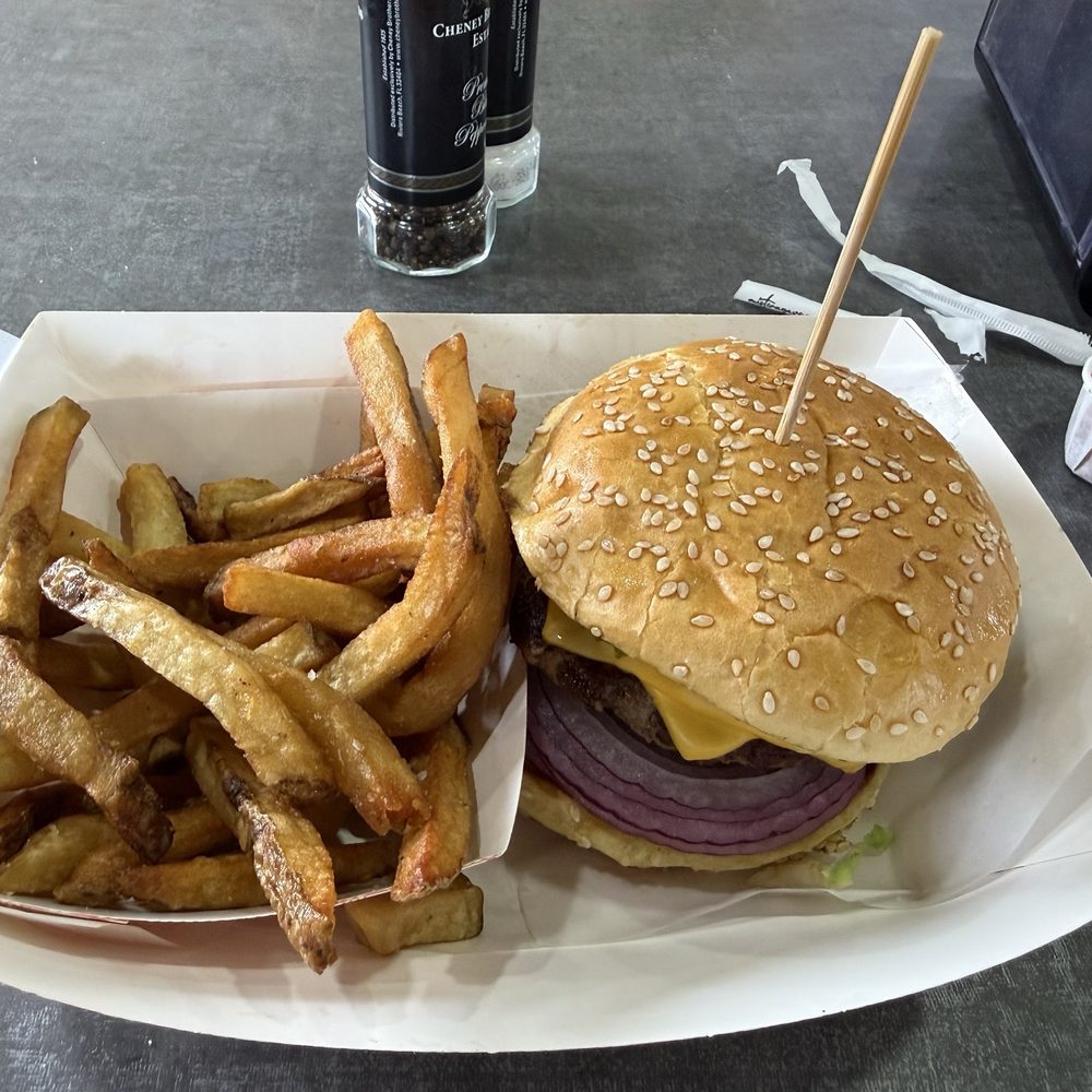 Charm City Burger - Burger combo - Burger, fries & beverage (not shown) - Burgers Near Me - Boca Raton, Florida Charm City Burger - Burger combo - Burger, fries & beverage (not shown) - Burgers Near Me - Boca Raton, Florida