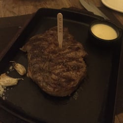 Craftsteak - Grass fed ribeye medium rare