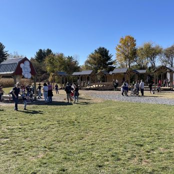 Wickham Farms - Another view of the farm - bubble station, and obstacle course playground. - Mini Golf Near Me - Penfield, New York