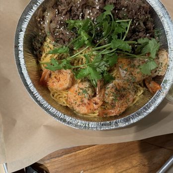 Nguyen's Kitchen - Garlic Noodles with protein delicious - Vietnamese Near Me - Orange, California Nguyen's Kitchen - Garlic Noodles with protein delicious - Vietnamese Near Me - Orange, California