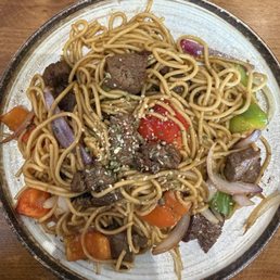 Garlic Noodles Filet Mignon