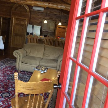 Alpine Lodge - View into room from deck (Eagle's Nest) - Ski Resorts Near Me - North Creek, New York