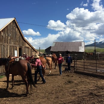 Music Meadows Ranch - Saddling up. - Horseback Riding Near Me - Westcliffe, Colorado