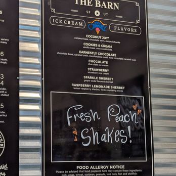 The Barn - Wall Brothers - Ice cream menu - Ice Cream & Frozen Yogurt Near Me - Spanish Fork, Utah The Barn - Wall Brothers - Ice cream menu - Ice Cream & Frozen Yogurt Near Me - Spanish Fork, Utah