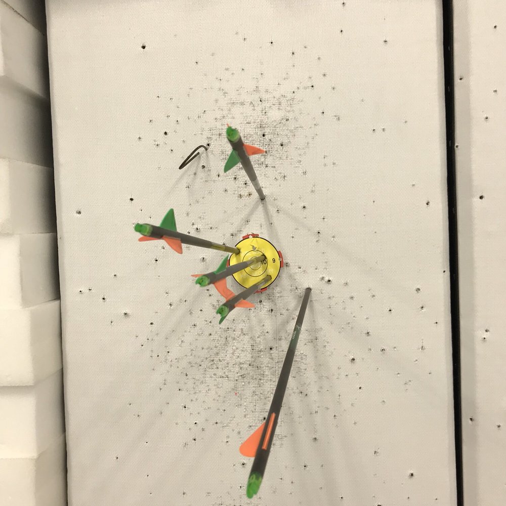 18 meter using tiny target 18 meter using tiny target