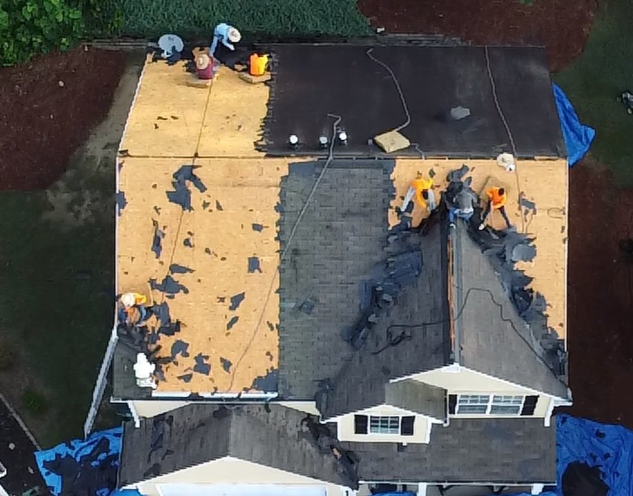 Slide of Roofing Done Wright