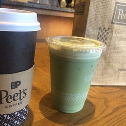 Iced Matcha Latte with Protein