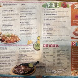 San Marcos Mexican Grill - The last page of the menu 1/26