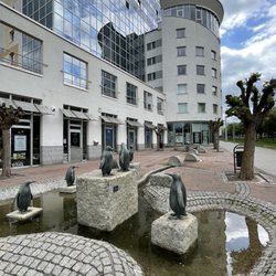 Pinguinbrunnen - ... Impressionen ...