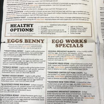 Egg Works - Menu - Breakfast & Brunch Near Me - Las Vegas, Nevada Egg Works - Menu - Breakfast & Brunch Near Me - Las Vegas, Nevada
