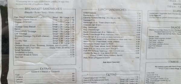Menu photo 2 Biscuit Stop Smithfield, NC