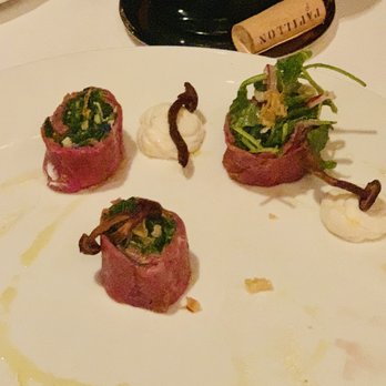 T-Bones - Beef Carpaccio Rolls!! Omg, must try!! - Steakhouses Near Me - Las Vegas, Nevada