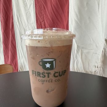 First Cup Coffee - Iced chai latte - Coffee Roasteries Near Me - Rosenberg, Texas