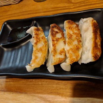 Betsu Ten Jin - Gyoza (side) (2018-07-22) - $3 extra when paired with ramen ($5.95 otherwise) - Ramen Near Me - Seattle, Washington Betsu Ten Jin - Gyoza (side) (2018-07-22) - $3 extra when paired with ramen ($5.95 otherwise) - Ramen Near Me - Seattle, Washington