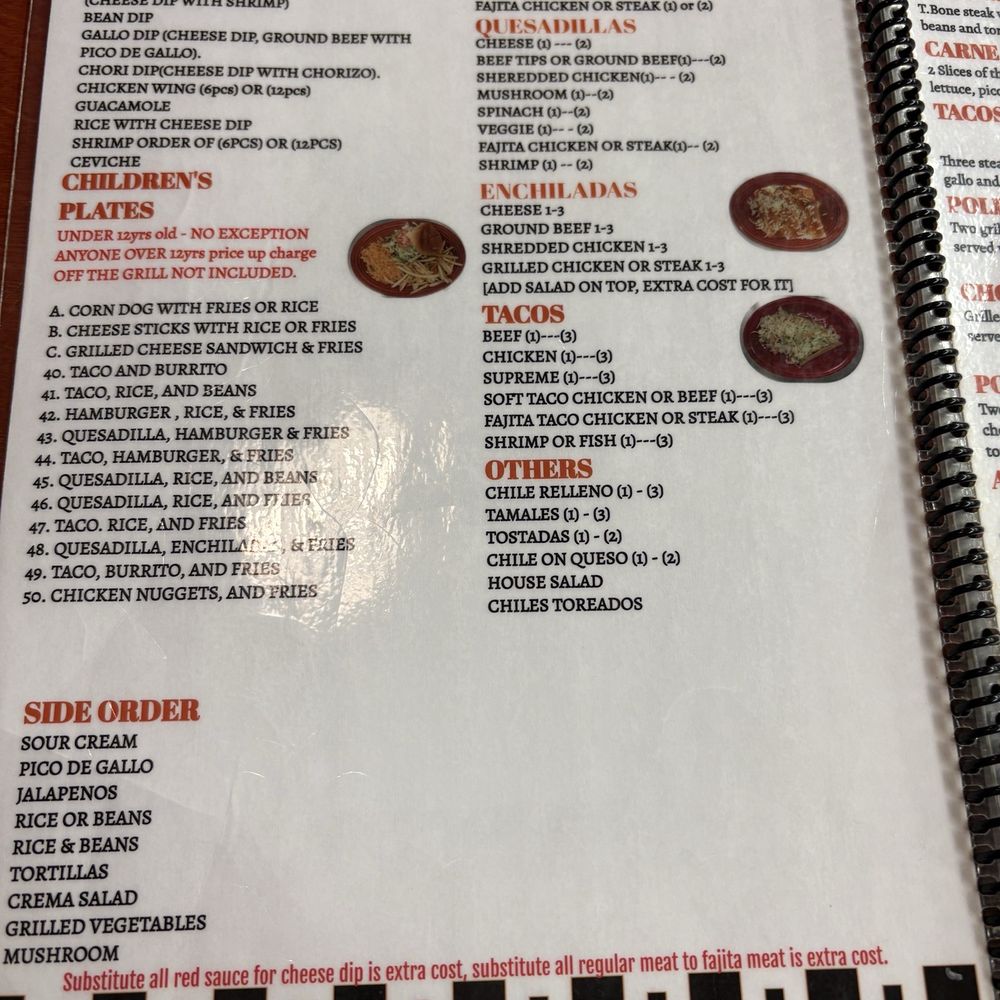 El Gallo Mexican Restaurant - Appetizers- Children's Plates- Sides- Ala Carte items - Mexican Near Me - Sutton, West Virginia El Gallo Mexican Restaurant - Appetizers- Children's Plates- Sides- Ala Carte items - Mexican Near Me - Sutton, West Virginia