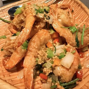 Asian Bistro - Salt & Pepper Sautéed Prawns or Shrimp - Szechuan Near Me - Arlington Heights, Illinois Asian Bistro - Salt & Pepper Sautéed Prawns or Shrimp - Szechuan Near Me - Arlington Heights, Illinois