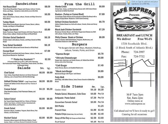 Menu photo 7 Aroma Cafe & Bar Jacksonville, FL
