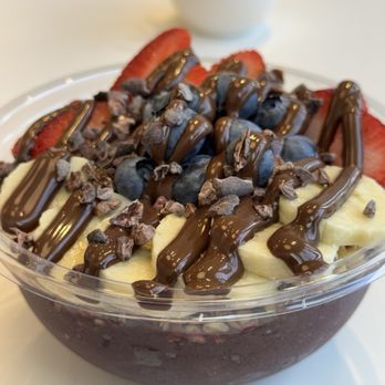 Pure Green - Chocolate Hazelnut Bowl - custom - Acai Bowls Near Me - Carlsbad, California