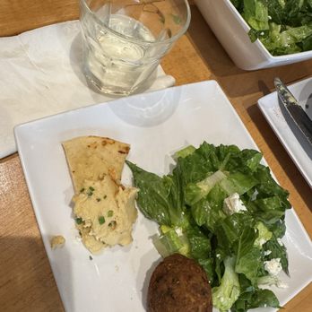 Butterflied - Salad falafel and hummus - Greek Near Me - New York, New York Butterflied - Salad falafel and hummus - Greek Near Me - New York, New York