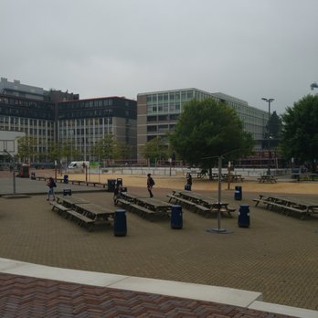 Vrije Universiteit Amsterdam - Behind the mainbuilding there is a volleyball court, pub, and long benches to soak up some sun - Colleges & Universities Near Me - Amsterdam, New Hampshire