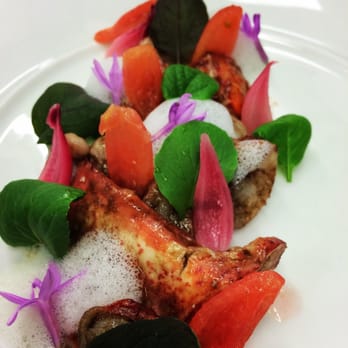 Casa Lever - Lobster, tomato confis and garlic foam. - Italian Near Me - New York, New York